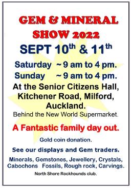 GEM & MINERAL SHOW 2022 - SATURDAY