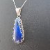 Lapis pendant in silver - Graham